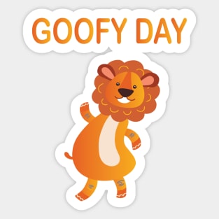 Goofy Day Sticker